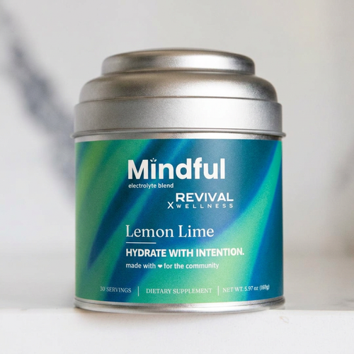 Mindful Lemon Lime electrolyte tin